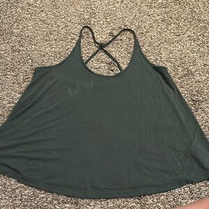Old Navy Green Sleeveless Backless Tank Top